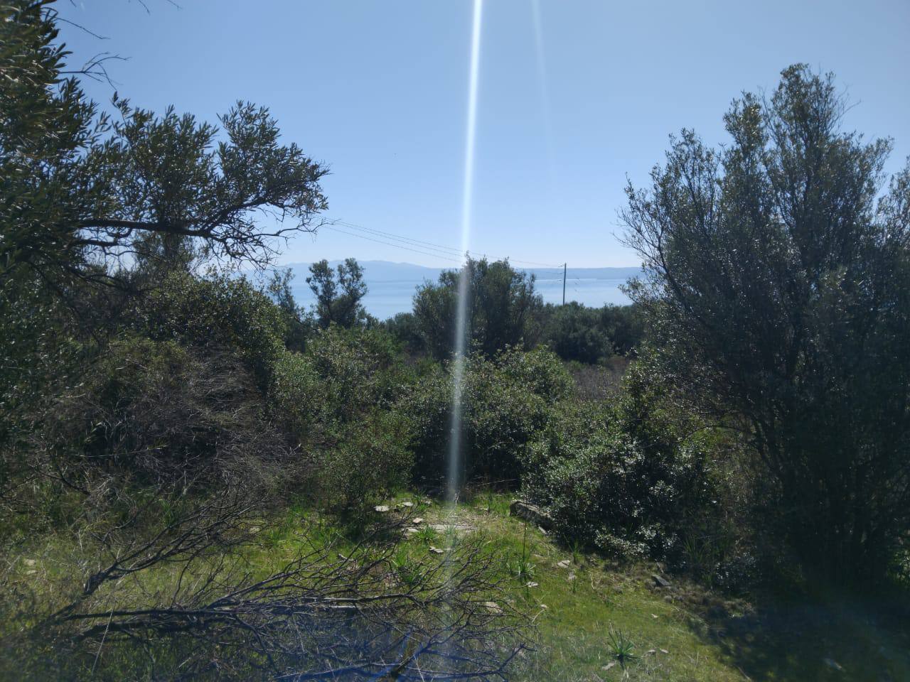 Baugrundstück mit Meerblick in Pyrgadikia